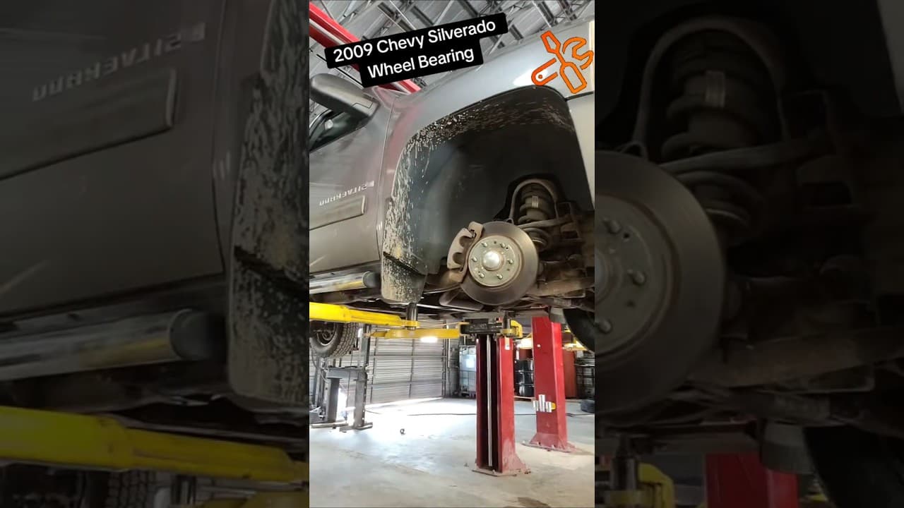 2009 Chevy Silverado wheel bearing replacement.