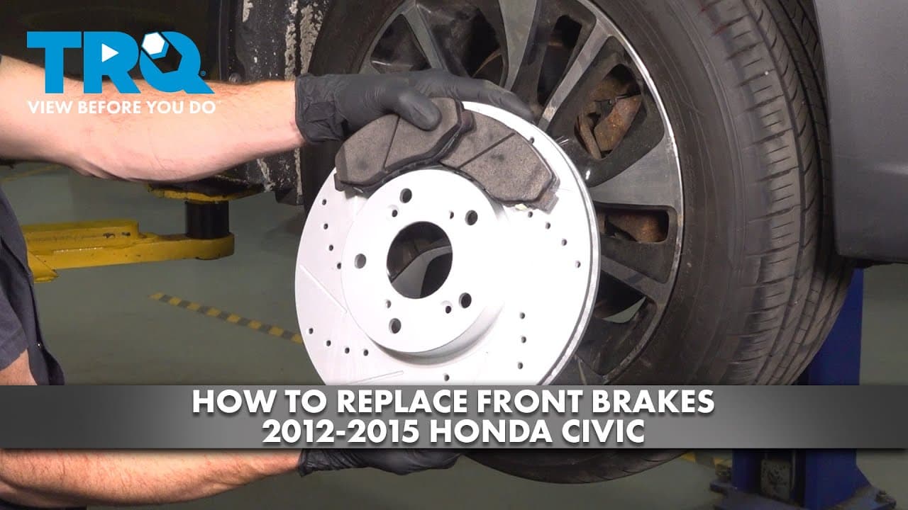 How to Replace Front Brakes 2012-2015 Honda Civic
