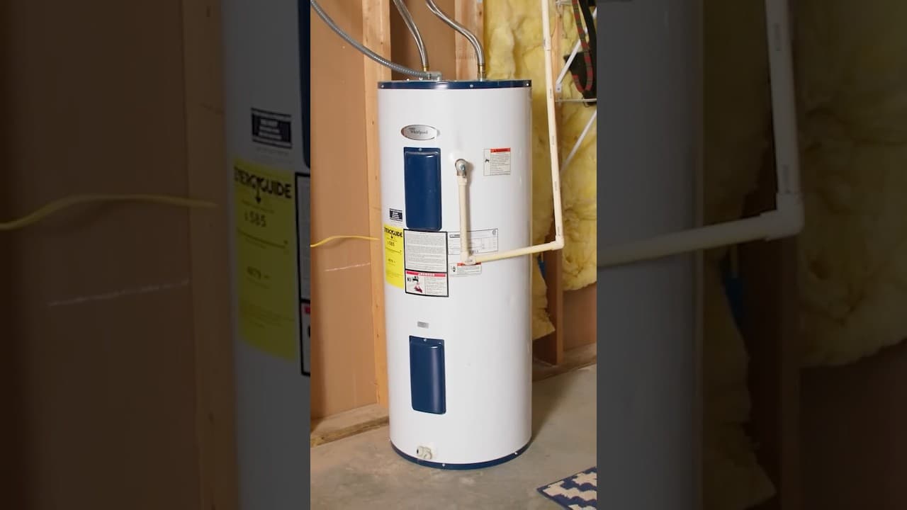 How to replace an electric water heater #plumbing