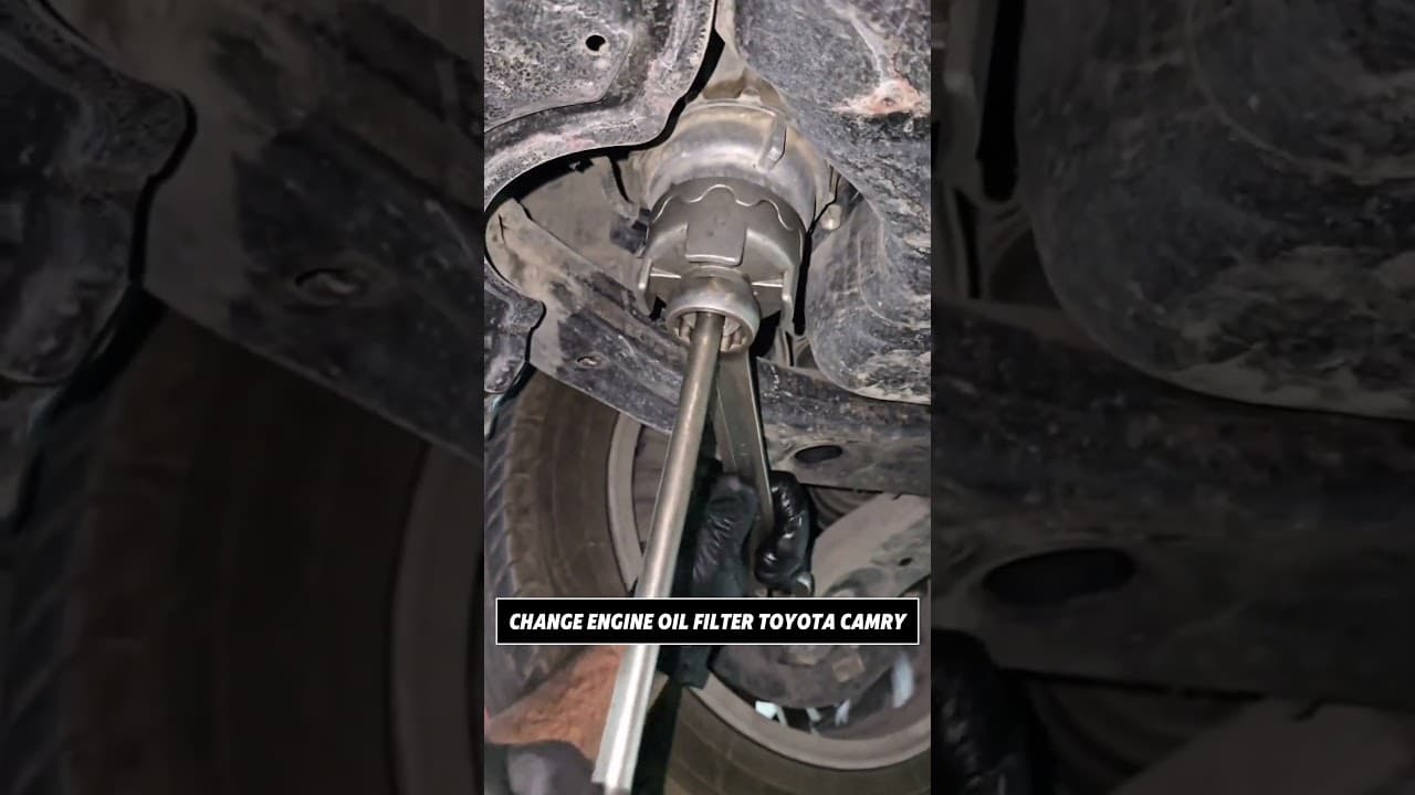 how to Toyota Camry Oil Filter Change Easy DIY Engine Maintenance Save Your Engine Fast