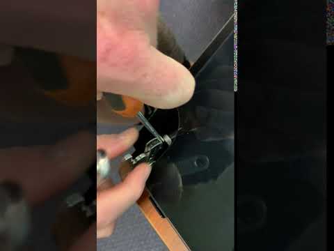 How to open a oven door hinge