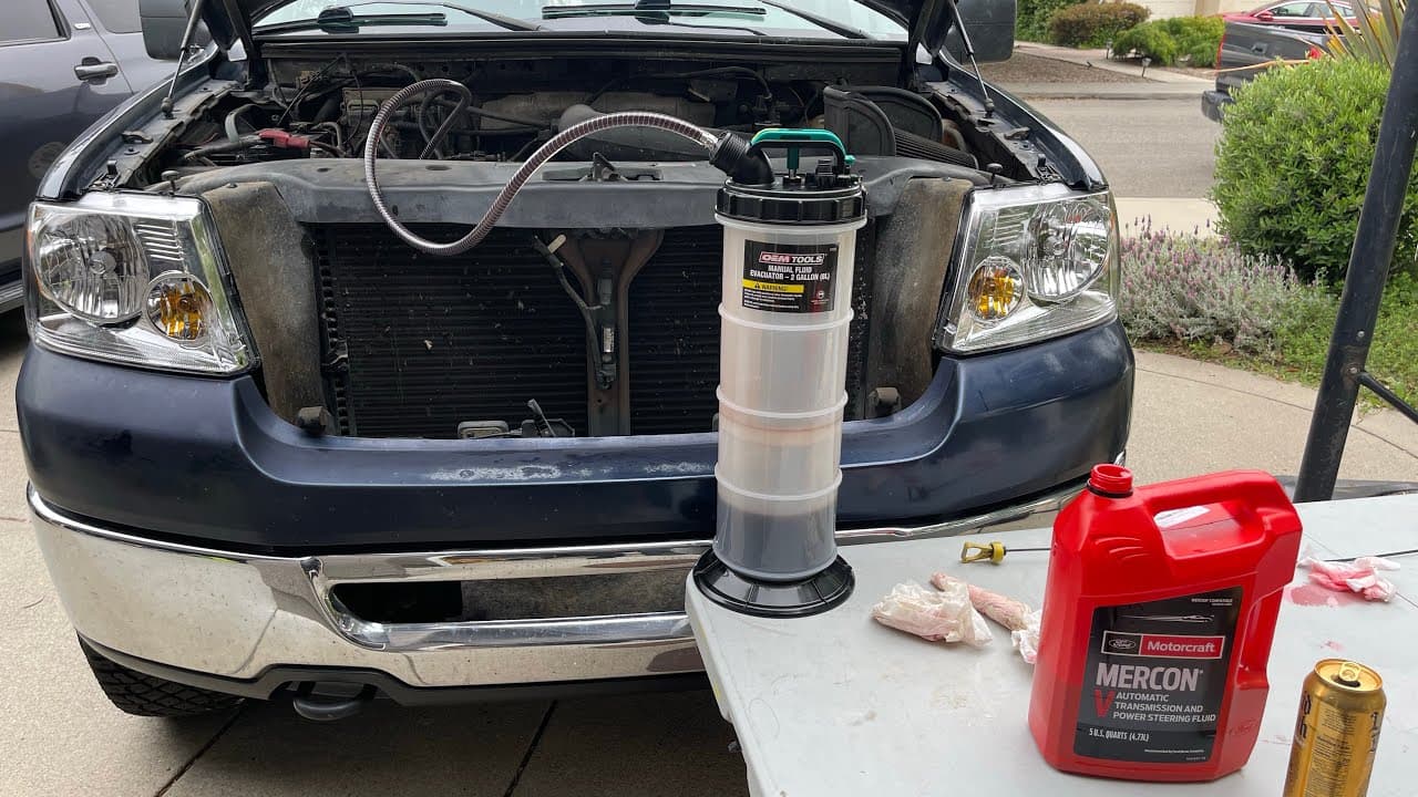 How To Change Transmission Fluid WITHOUT Dropping The Pan!  Using an EXTRACTOR - Fast & Easy