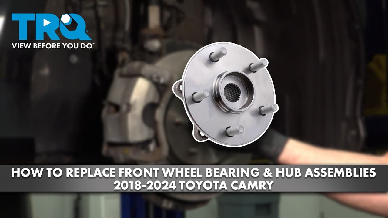 How to Replace Front Wheel Bearing & Hub Assemblies 2018-2024 Toyota Camry