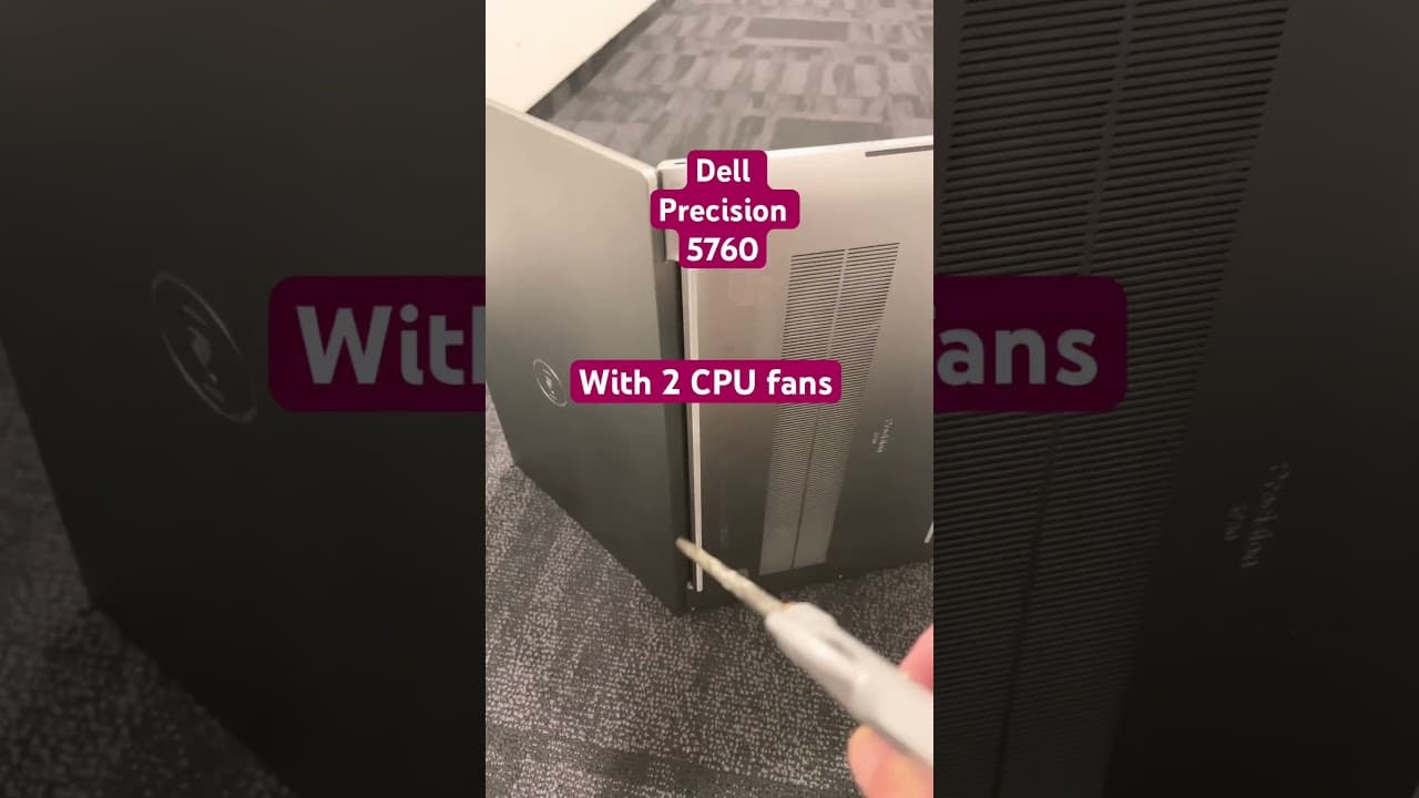 HOW TO  CLEAN DELL LAPTOP FAST WITHOUT OPENING IT ✅ #delllaptop #dell #shorts
