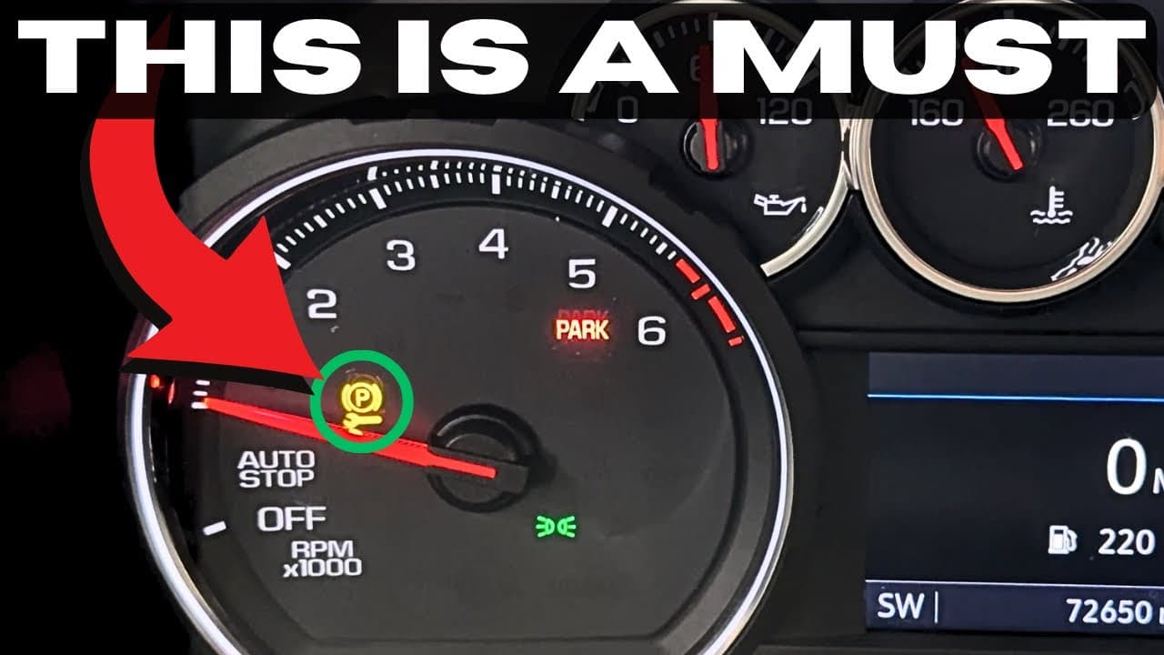How To Enter Brake Service Mode on a 2019 Chevy Silverado