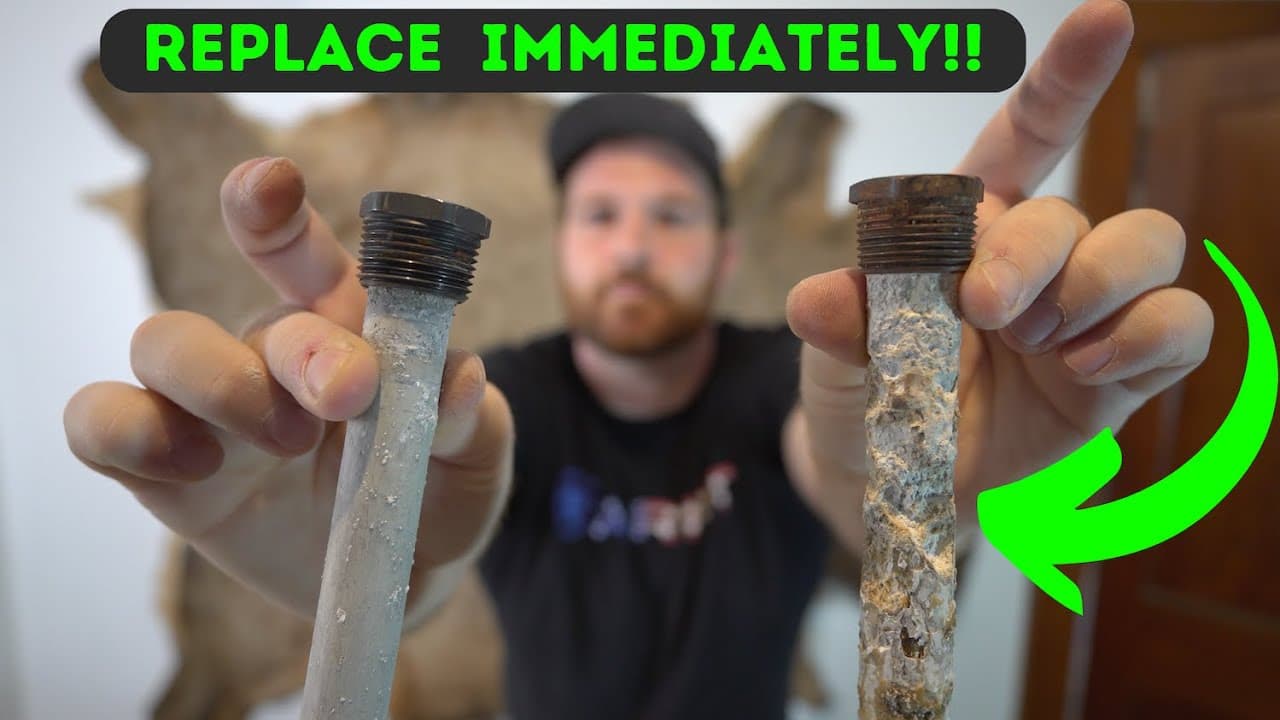 CORRECT Way to Replace ANODE ROD on WATER HEATER: 2-Minute Tutorial Ep.11