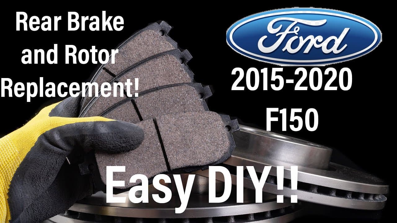 How to REPLACE rear BRAKES on 2018 F150 (With Electric Parking Brake)