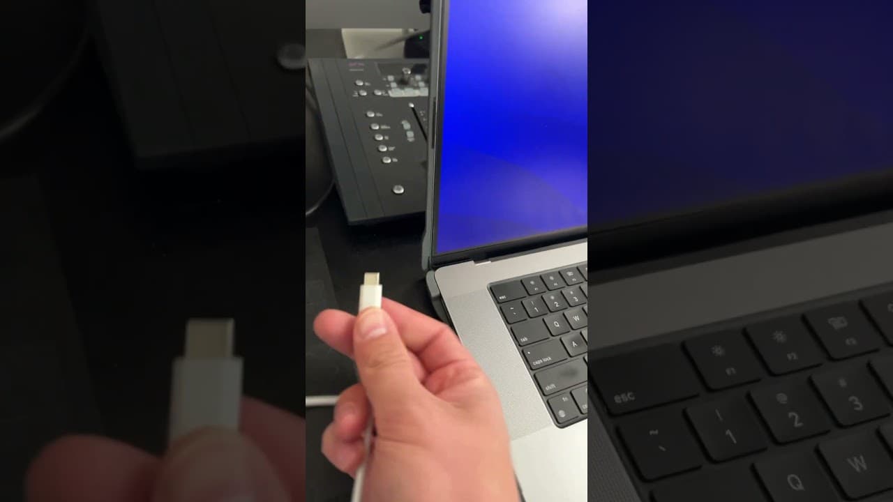 Forgot your charger? Magsafe charging tip! #macbook #macbookpro #usbC #apple