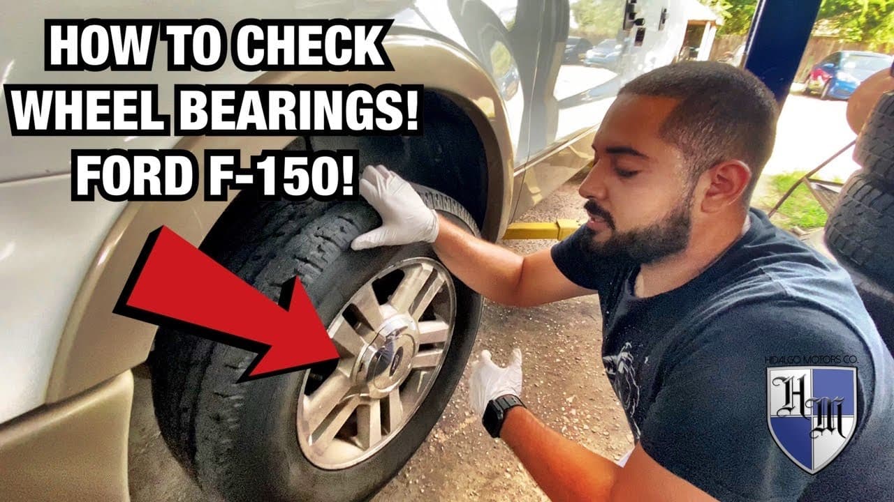 HOW TO CHECK FRONT END NOISE WHILE DRIVING FORD F-150 - BAD WHEEL BEARINGS NOISE!