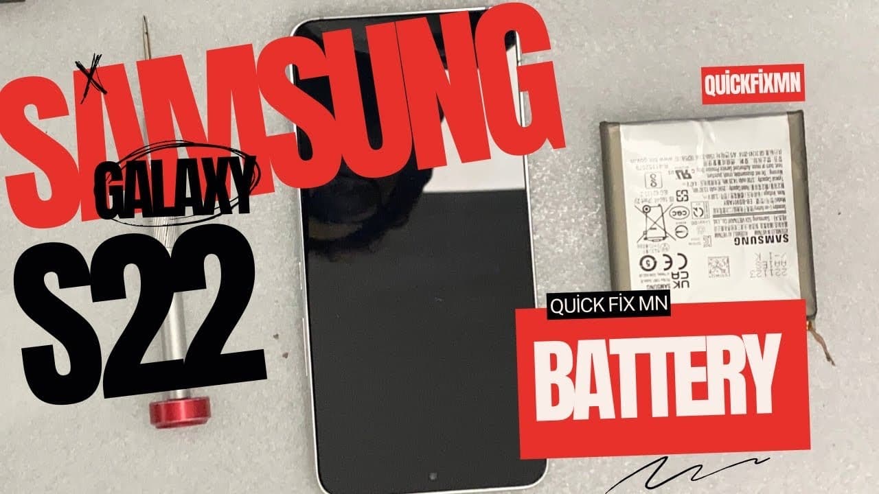 How to Replace battery for Samsung Galaxy S22 | Samsung Galaxy S22 battery change