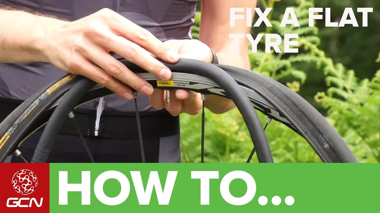 How To Fix A Flat Tyre - Fix A Road Bike Puncture