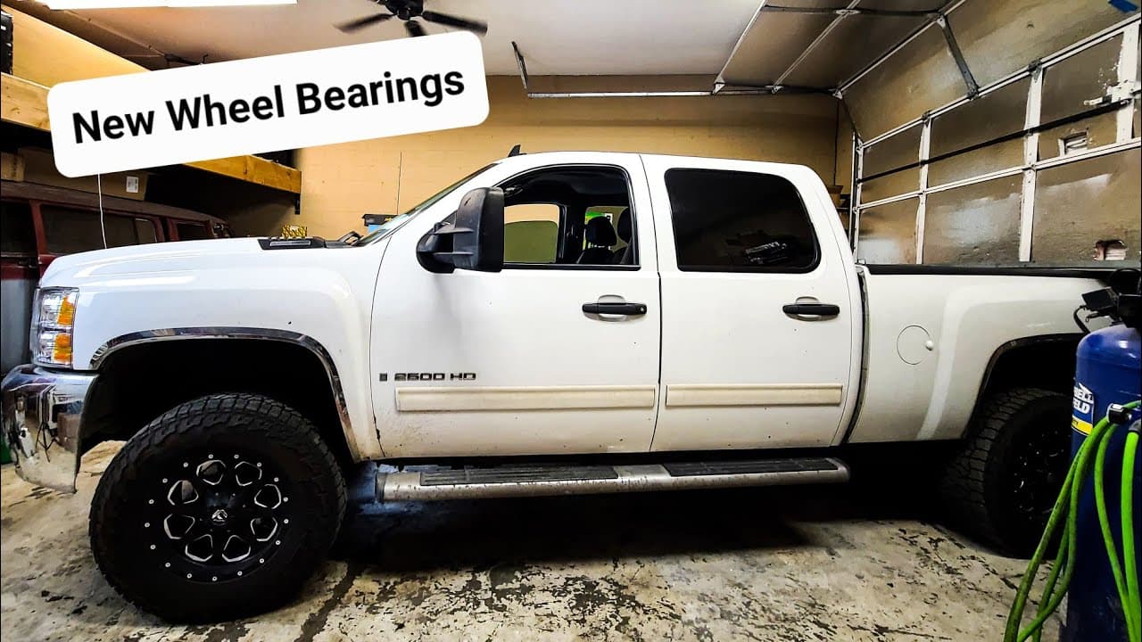 How To Replace Silverado 2500 Wheel Bearing Hub Assembly - Duramax Update