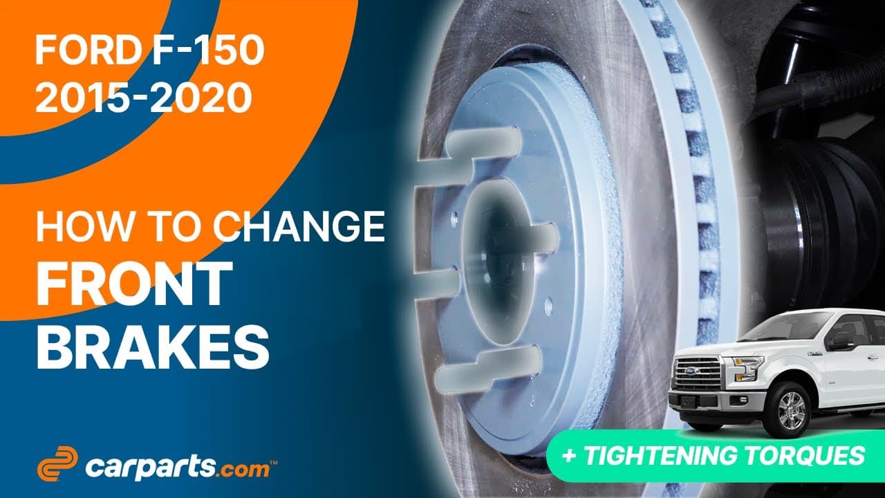 How to replace the Front Brakes 2015 - 2020 Ford F-150 🚗