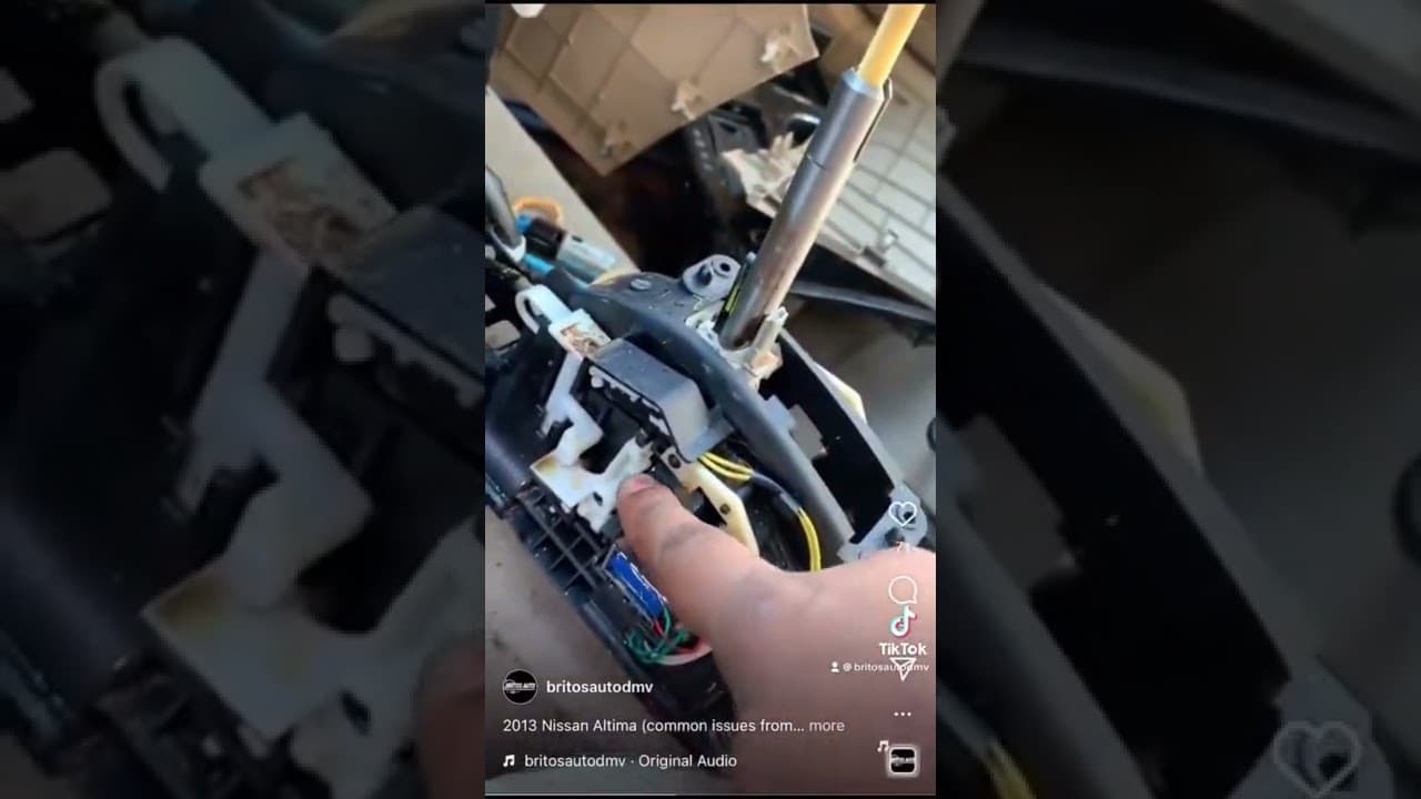 2013 Nissan Altima Stuck Gear Shifter FIXED