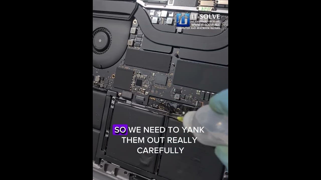 Macbook Pro Battery Replacement by #itsolverepairs in Adelaide