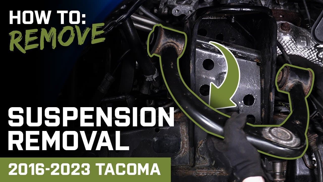 How to Remove Stock Suspension | 2016-2023 Tacoma