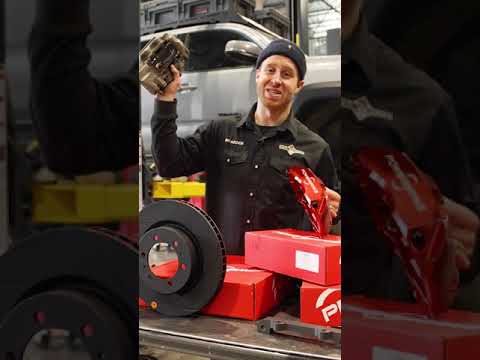 BIG BRAKE KIT WORTH IT? #automobile #tacomatrd #carbrake #shorts
