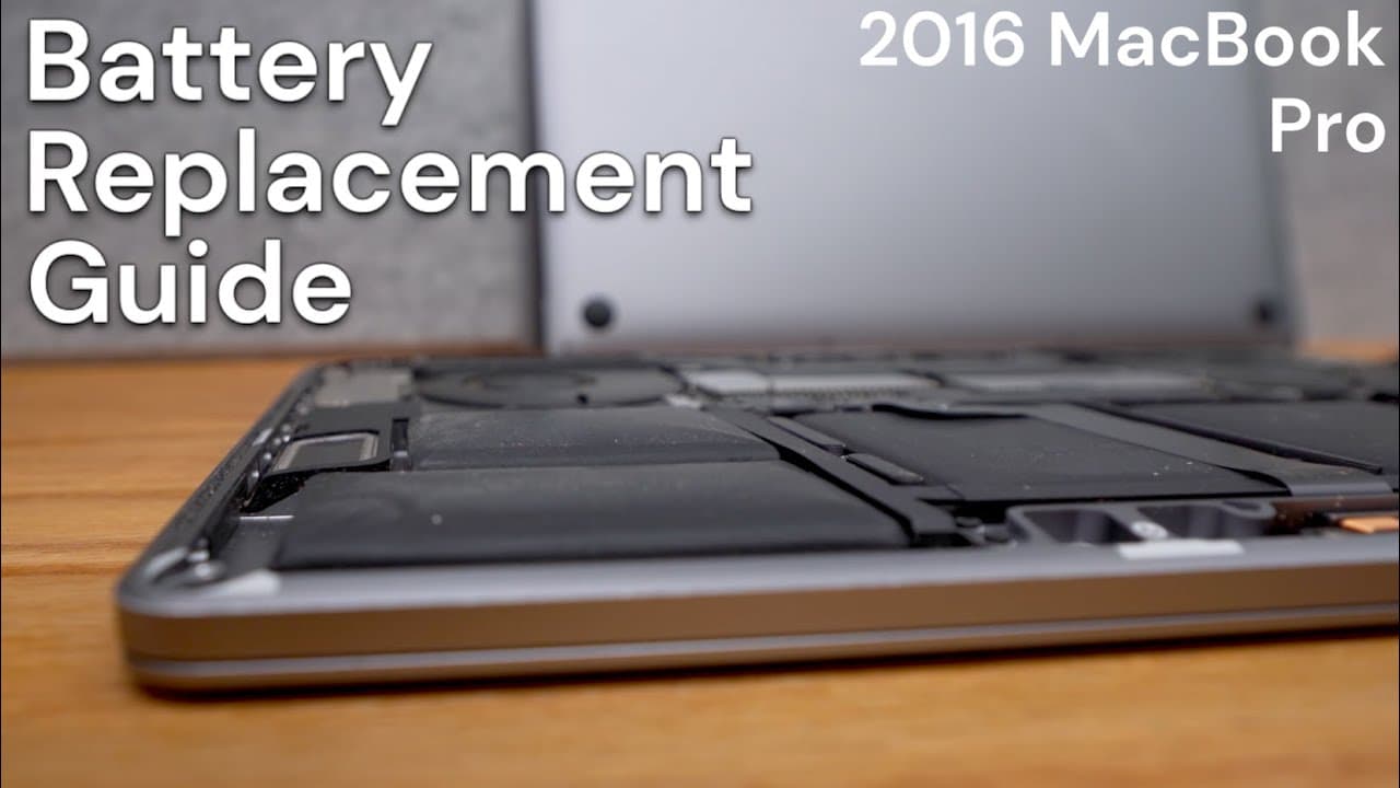 Replace Battery | 2016 MacBook Pro 15" A1707 | How-to Repair Guide
