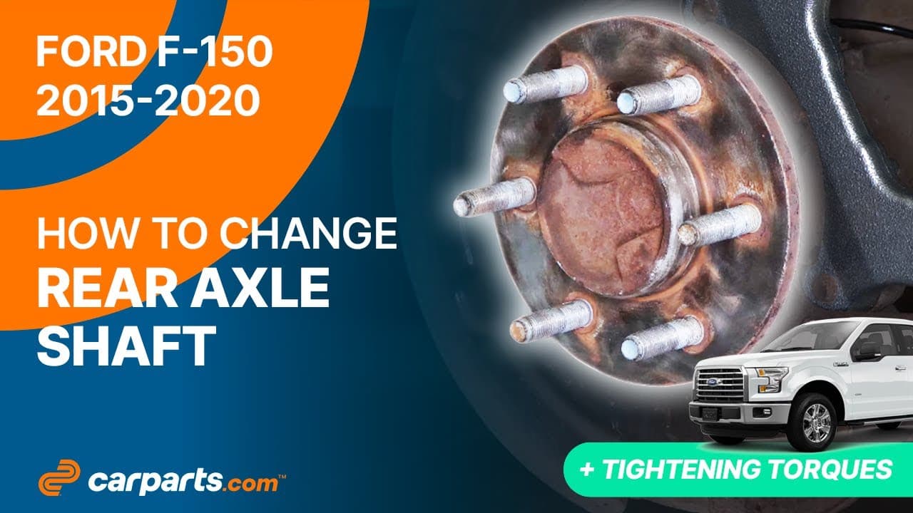 How to replace the Rear Axle Shaft 2015 - 2020 Ford F-150 🚗