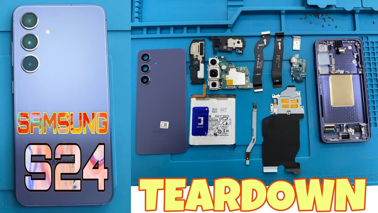 Samsung Galaxy S24 Teardown - Inside Samsung 2024 Flagship!