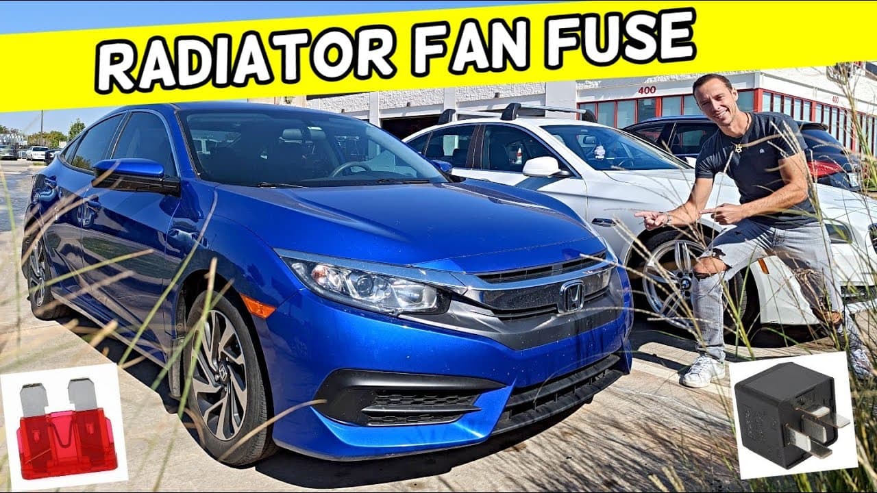 HONDA CIVIC RADIATOR FAN FUSE LOCATION, OVERHEATING FUSE 2016 2017 2018 2019 2020 2021
