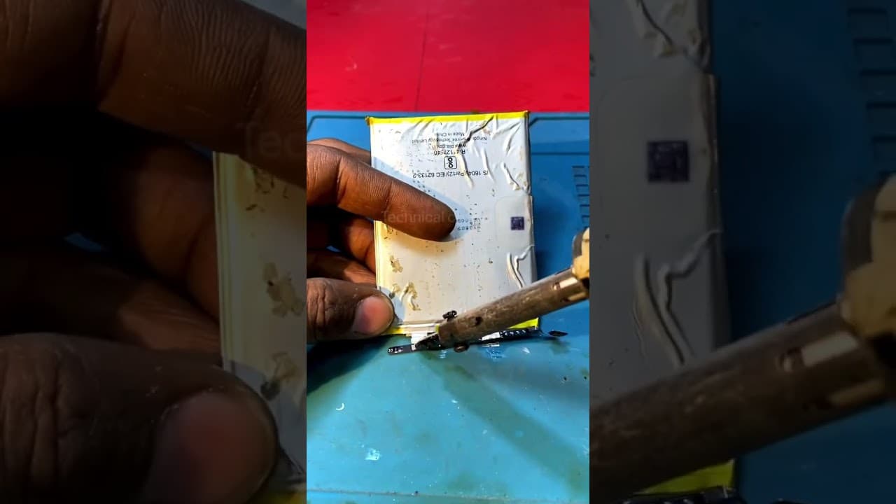 #shorts how to replace lithium battery call #mobilerepairing