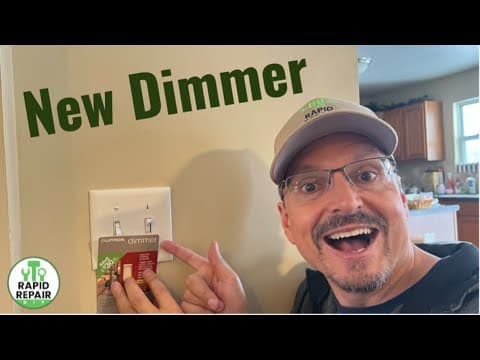 INSTALL A DIMMER SWITCH  - Quick And Easy