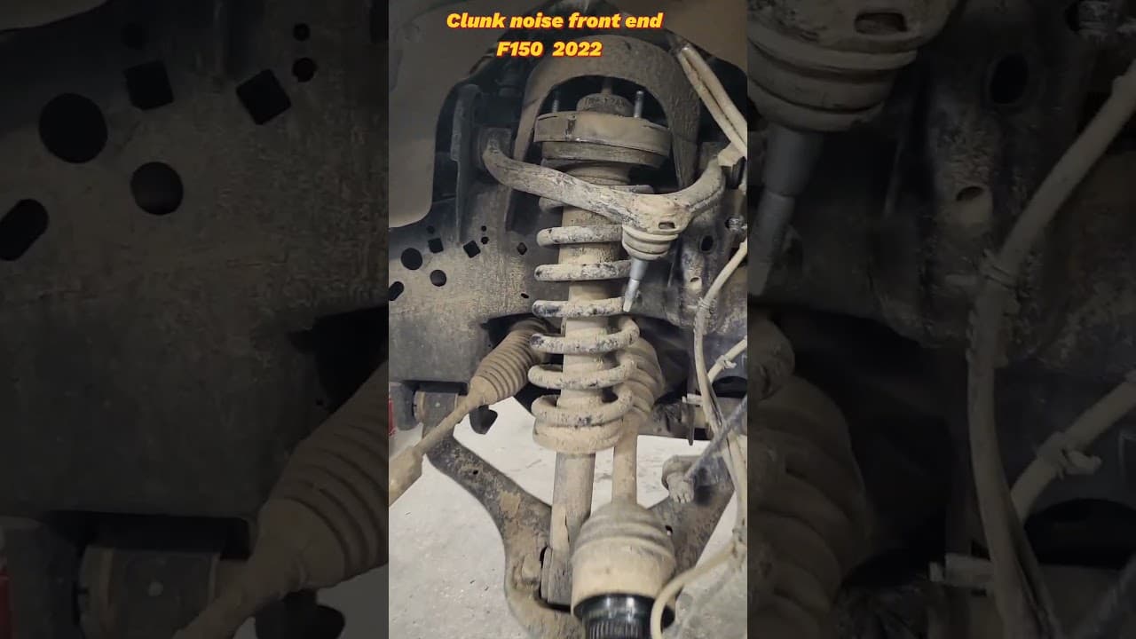 F150 Clunk noise passing over bump ,  upper control arm ball worn out .   check your truck ^^ #f150,