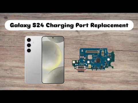Samsung Galaxy S24 Charging Port Replacement