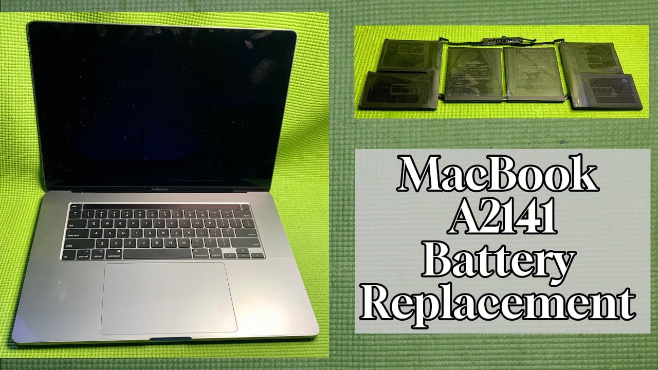 How to replace the MacBook Pro A2141 Battery #mac #a2141 #macbookpro #battery #repair #laptop #diy
