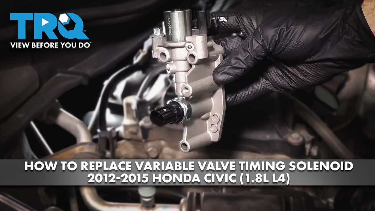 How to Replace Variable Valve Timing Solenoid 2012-2015 Honda Civic (1.8L L4)