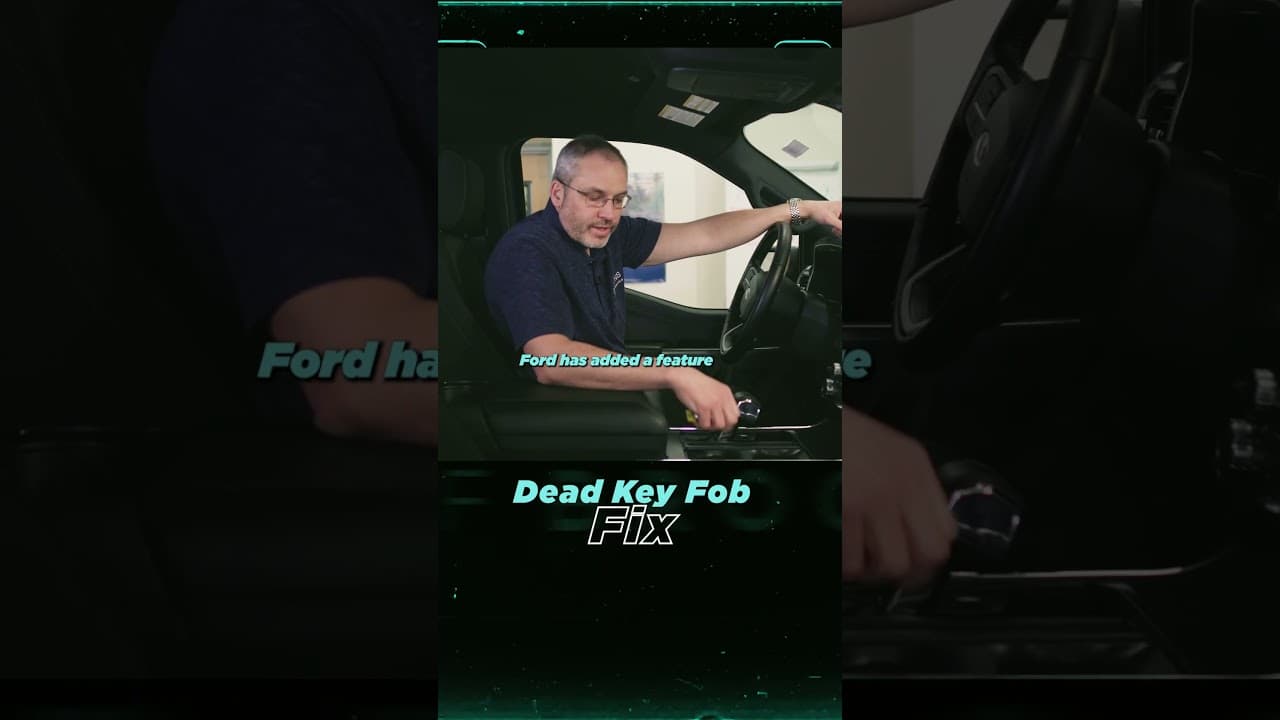 How to start an F-150 with a dead key fob! #f150 #truck #keyfob #trucks #carhacks #cartips