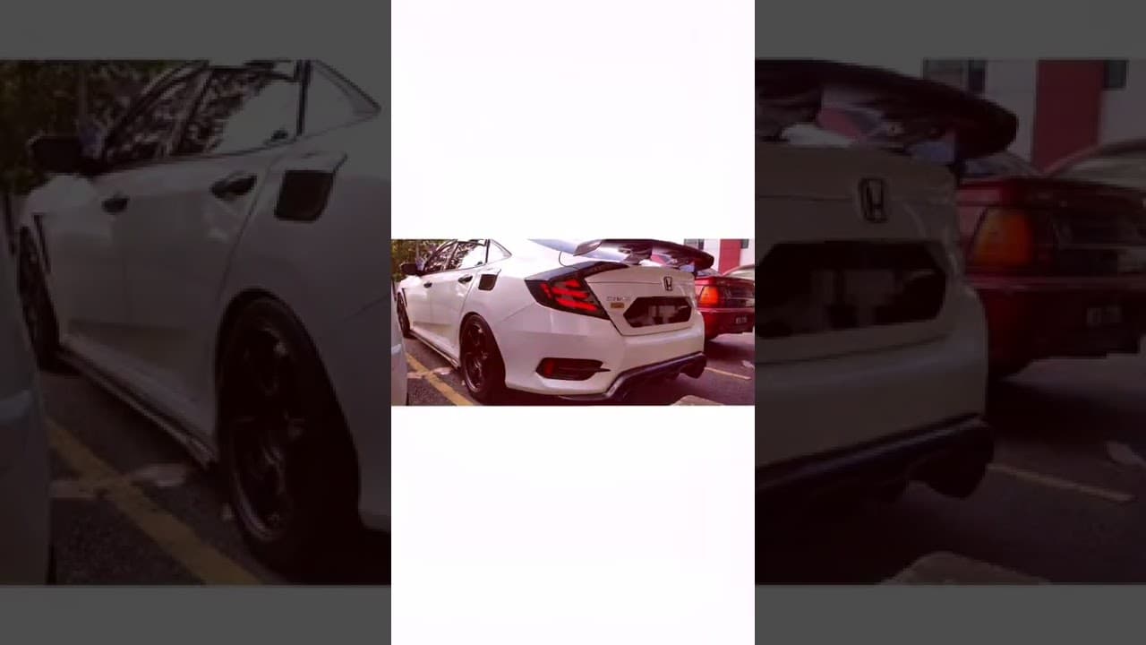 Honda Civic V8 Style Led Taillamp |Directed By Six Degree Carbon Malaysia