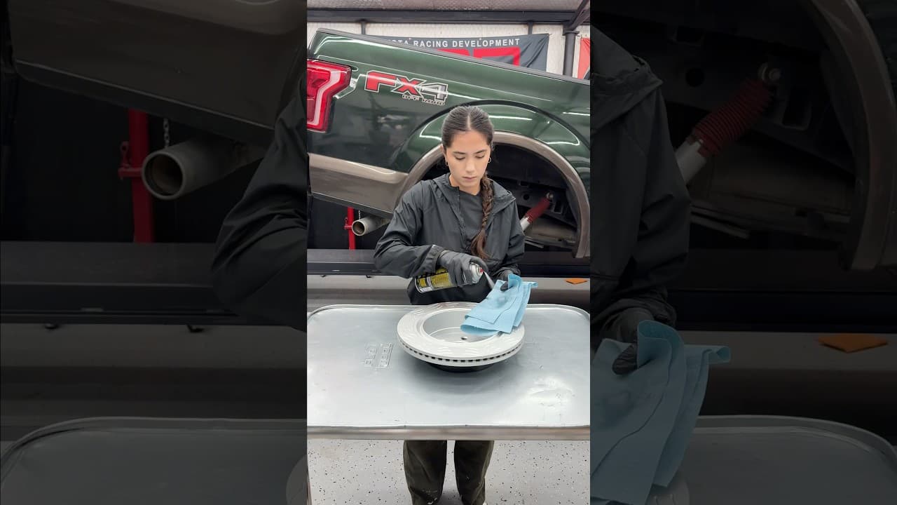 Rear brakes + rotors on a Ford F-150🛻