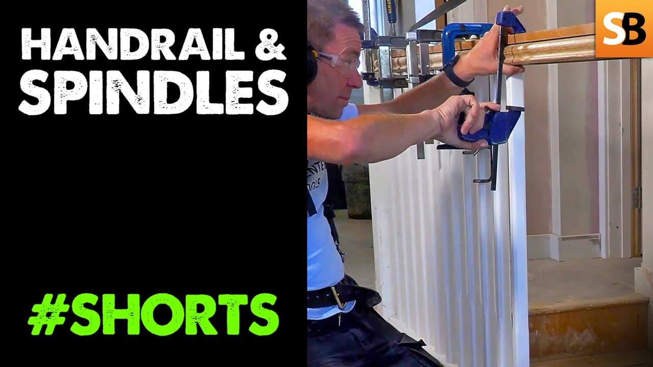 How to Fit a Handrail & Spindles #shorts