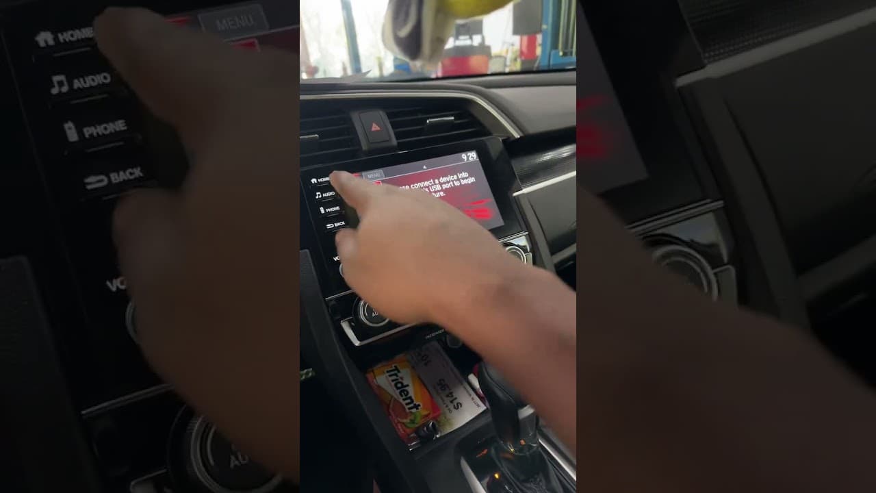 2020 Honda civic oil  reset