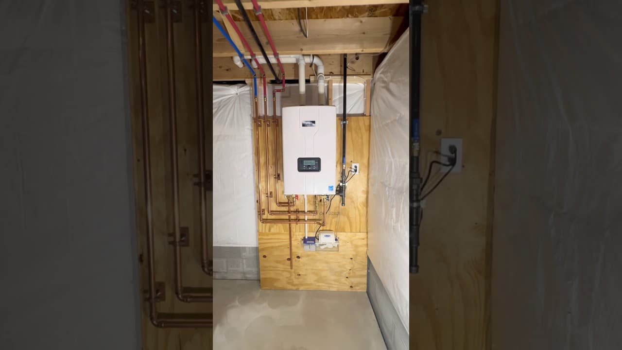 How to install a tankless water heater  #tankless #bradfordwhite #waterheater #hotwater #plumbing