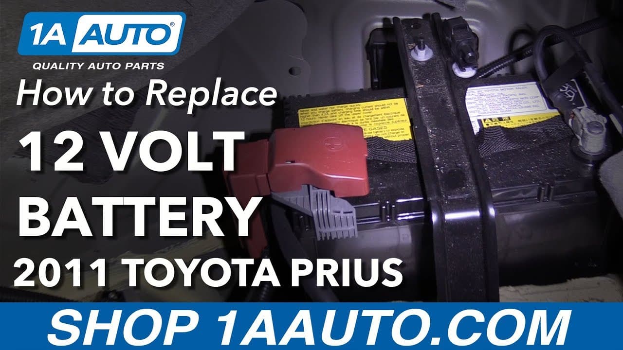 How to Replace Battery 10-15 Toyota Prius