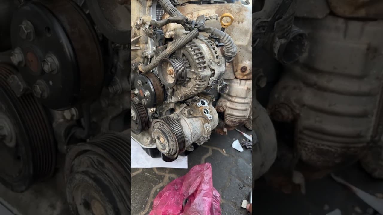 Adding Oil To A/C Compressor | How To Add Oil To A/C Compressor | #youtube #automobile #mechanic