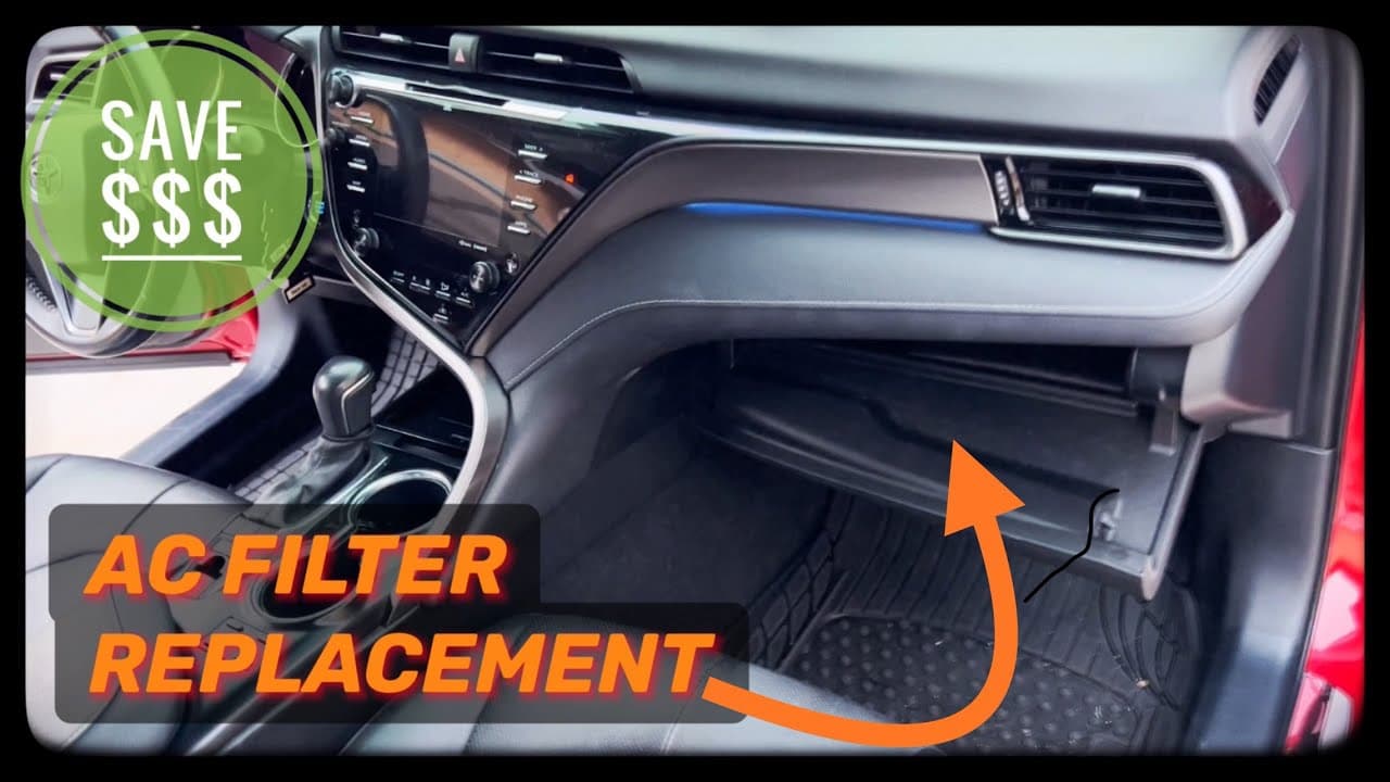 Toyota Camry How To Replace Cabin Air Filter 2018 - 2023