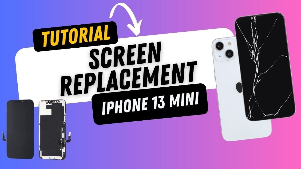 Screen replacement - iPhone 13 mini - Repair tutorial