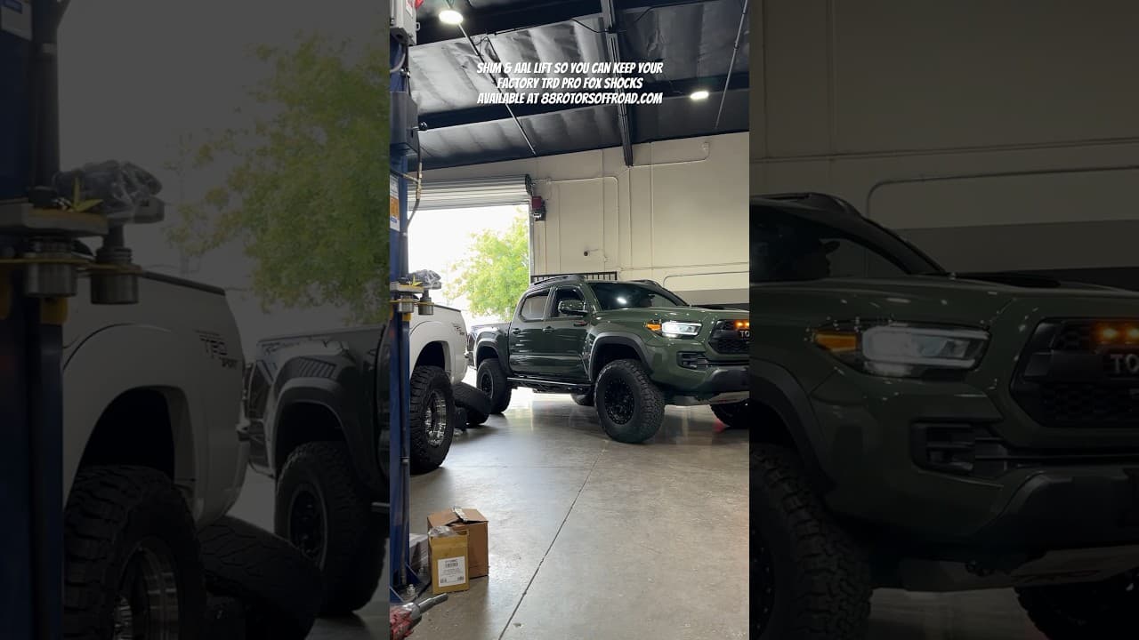 Toyota Tacoma TRD Pro Lift for Stock Fox Shocks #88rotorsoffroad