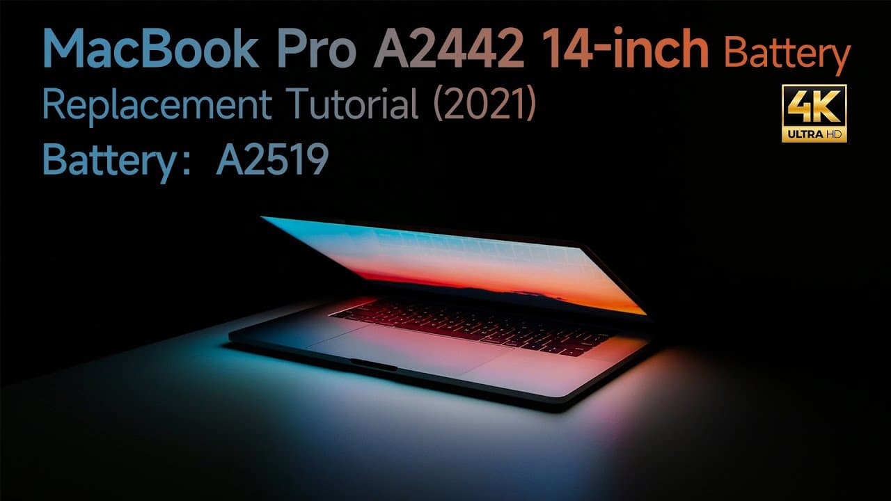MacBook Pro A2442 14-inch Battery Replacement Tutorial (2021)