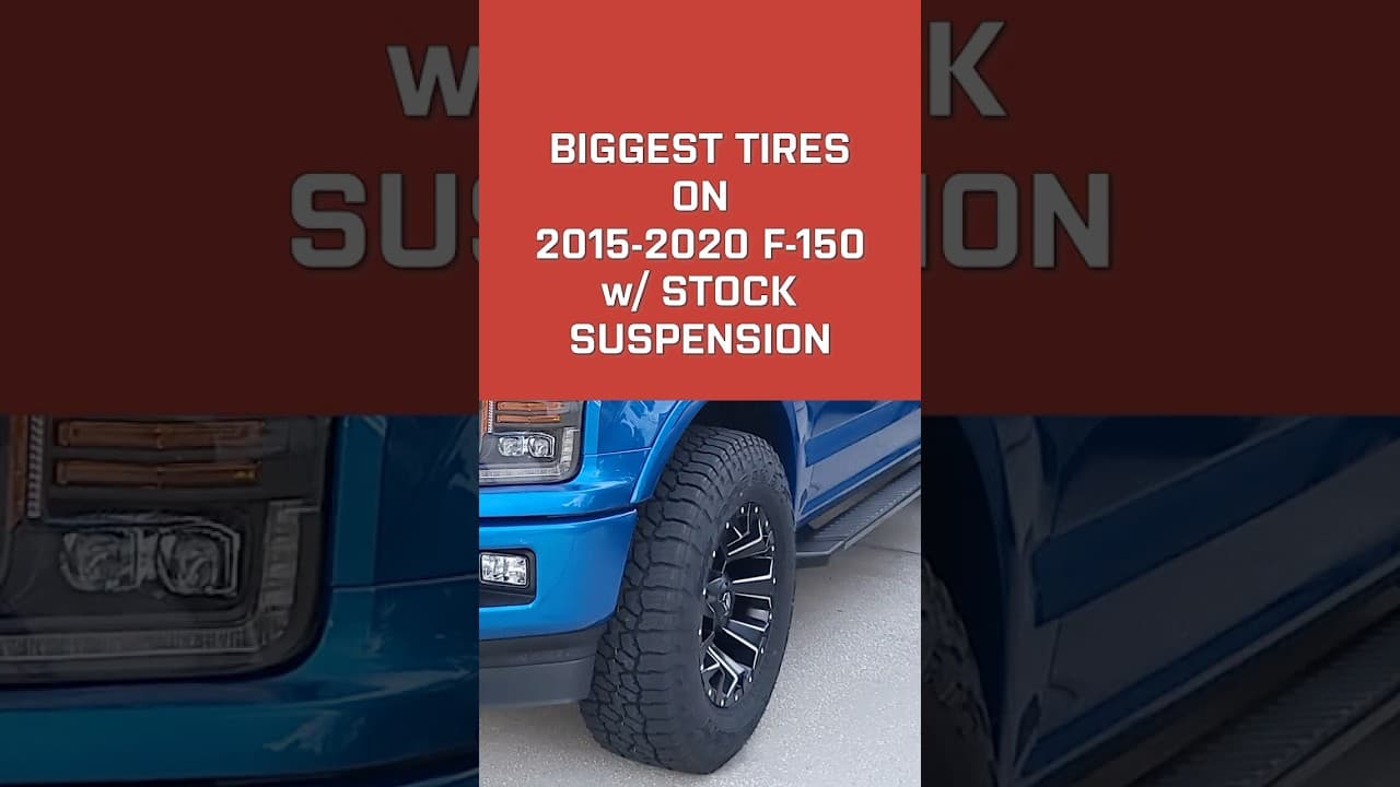 The Largest Tire You Can Fit on Your Stock Ford F-150 Truck!
