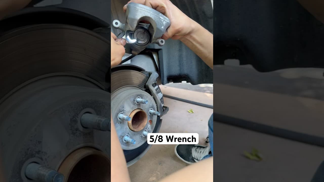 2018 Chevy cruze, Rear brake pad. That’s if you don’t have the special tool