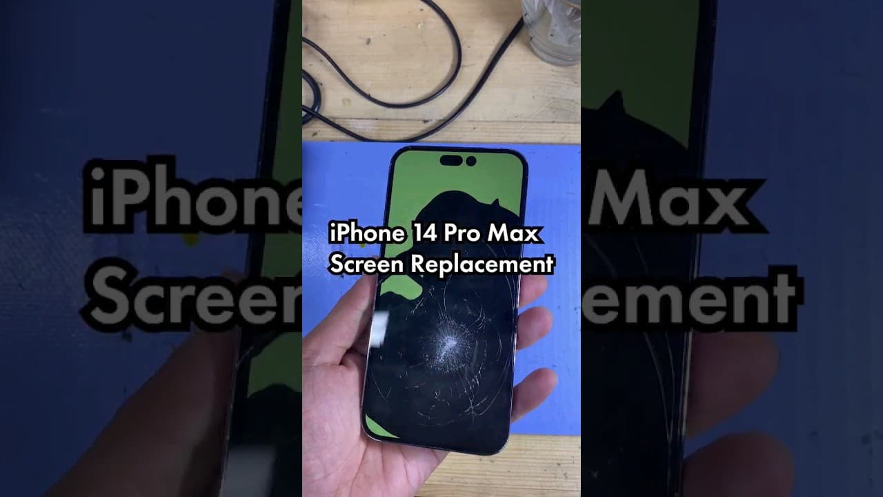 iPhone 14 Pro Max Screen Replacement #iphone #phonerepair #apple #iphone14promax #seattle #renton