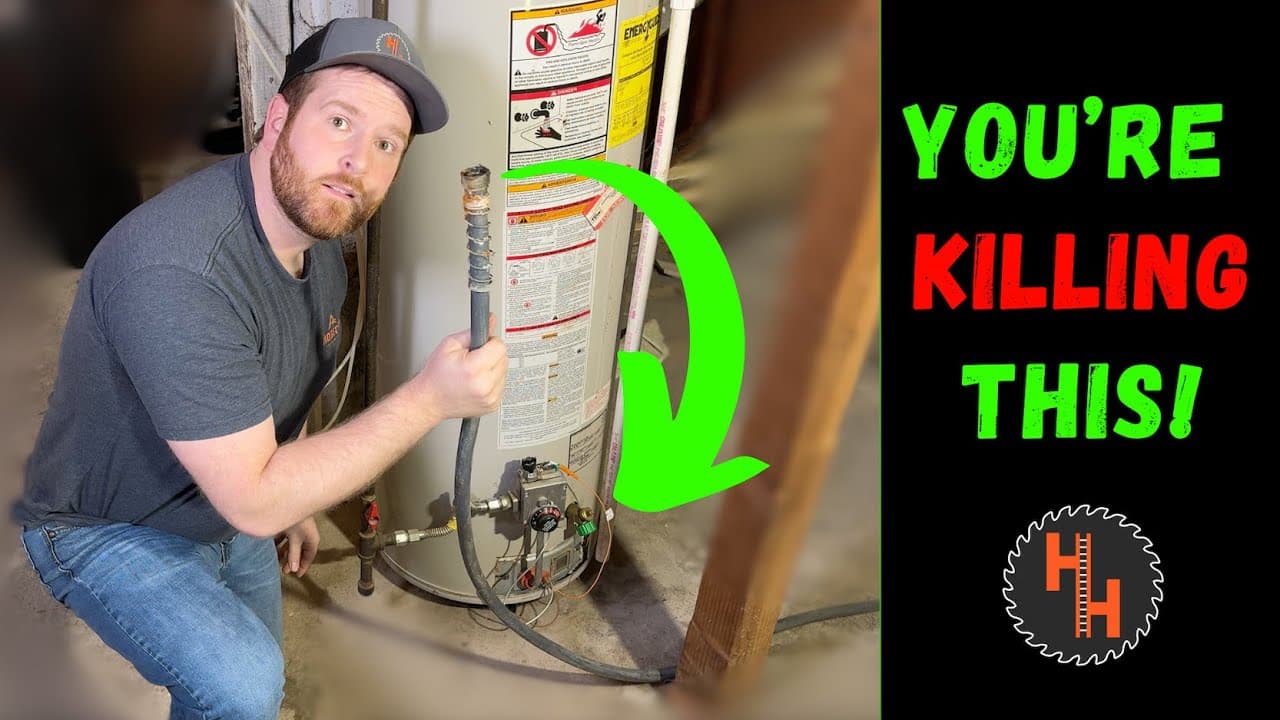 Correct Way to FLUSH WATER HEATER! 2-Minute Tutorial