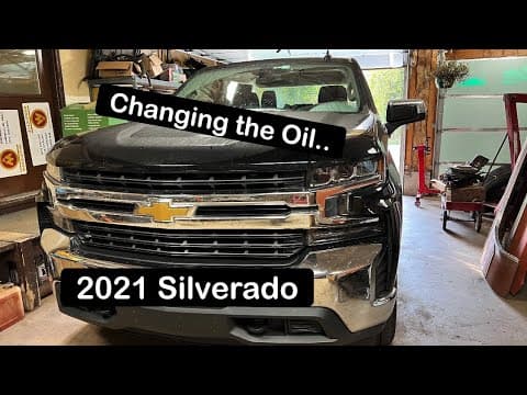 2019-2021 Silverado Oil Change #chevrolet #v8