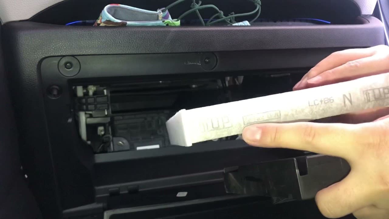 2020 Toyota Rav4 In Cabin Air Filter Replacement
