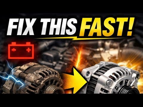 How to replace an alternator Toyota RAV4 2.4 L